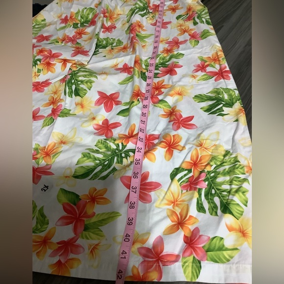 VTG Puanani by RJC Hawaiian Print Short Sleeve Muumuu Dress Women's Size XXL - Picture 6 of 6